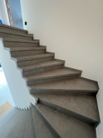 Vinylove schody s dekokrem kamene BUKOMA Beton kamen sedy Prace